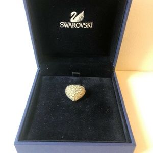 swarovski diamond heart pendant